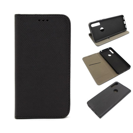 Etui Smart Magnet na telefon Alcatel 3X 2019 5048 czarne