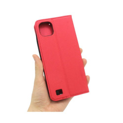 Etui Smart Magnet na telefon Realme C11 2021 / C20 czerwone