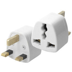 Adapter Przejściówka angielska wtyczka sieciowa Europa - Anglia gniazdo EU UE UK PL USA AD4