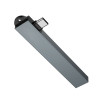 Hub USB-C na 4x USB-A 3.0 i 2.0 aluminiowy szary