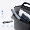 Hub USB-C na 4x USB-A 3.0 i 2.0 aluminiowy szary