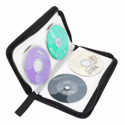 ETUI POKROWIEC FUTERAŁ NA PŁYTY 80 szt PŁYT CD / DVD / Blu-ray granatowe