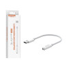 Adapter audio jack 3.5mm na USB-C Somostel biały przejściówka AUX