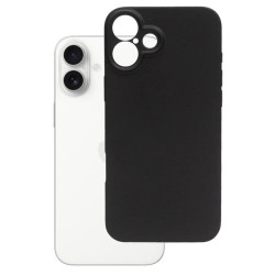 Etui Jelly Case na telefon Apple iPhone 16 A3287 czarne MATT