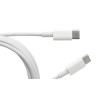 Kabel PD USB-C - USB-C 2m przewód wspierający szybkie ładowanie biały