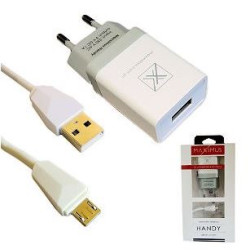 Ładowarka sieciowa MICRO USB 1A Maxximus biała