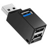 HUB rozdzielacz adapter 3 x USB 3.0 aktywny czarny HUB7