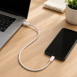 Kabel USB-C - Lightning PD iPhone VIDVIE 1m biały