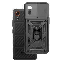 Etui pancerne CamShield Ring na telefon Samsung Galaxy XCover 7 5G czarne