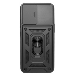 Etui pancerne CamShield Ring na telefon Samsung Galaxy XCover 7 5G czarne
