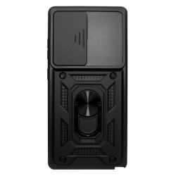Etui pancerne CamShield Ring na telefon Samsung Galaxy S25 Ultra 5G czarne