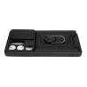 Etui pancerne CamShield Ring na telefon Samsung Galaxy S25 Ultra 5G czarne