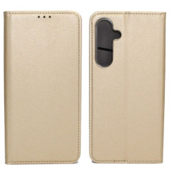 Etui Smart Magnet na telefon Samsung Galaxy S24 FE 5G S721 złote
