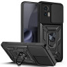 Etui Pancerne CAMSHIELD Ring na telefon motorola edge 30 neo 5G XT2245 czarne