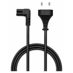Kabel zasilający euro ósemka kątowy 1,5m 2 PIN - przewód do RTV AGD audio video | Sklep online