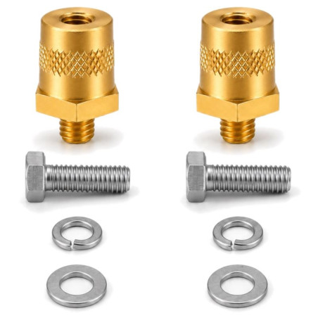 Klema adapter do akumulatora słupek M8 CN zestaw +/-