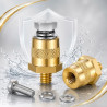 Klema adapter do akumulatora słupek M8 CN zestaw +/-