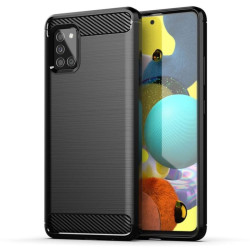 Etui Bumper Carbon Lux na telefon Samsung Galaxy A51 5G A516 czarne