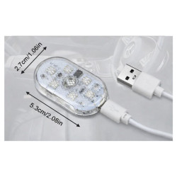 Lampka 6 LED RGB do samochodu bezprzewodowa