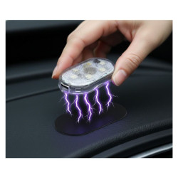 Lampka 6 LED RGB do samochodu bezprzewodowa