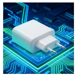 Ładowarka sieciowa USB Typ C USB-C PD Power Delivery QC 3.0 3,3A 18W SZYBKA biała