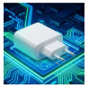 Ładowarka sieciowa USB Typ C USB-C PD Power Delivery QC 3.0 3,3A 18W SZYBKA biała