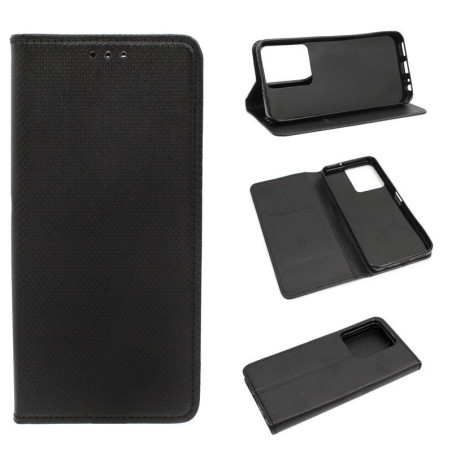 Etui Smart Magnet na telefon Vivo Y16 4G V2214 / Y02s czarne