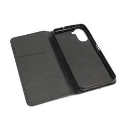 Etui Smart Magnet na telefon Vivo Y16 4G V2214 / Y02s czarne
