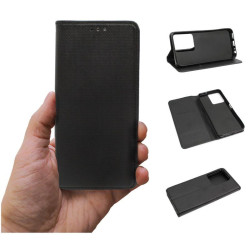 Etui Smart Magnet na telefon Vivo Y16 4G V2214 / Y02s czarne