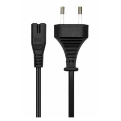 Kabel zasilający euro ósemka z wyłącznikiem 1,5m 2 PIN - przewód do RTV AGD audio video | Sklep online