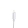 Kabel Lightning 50cm krótki do powerbanka - biały 2A