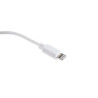 Kabel Lightning 50cm krótki do powerbanka - biały 2A