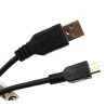 Kabel USB A USB-A - Micro USB microUSB 0,5m CZARNY MOCNY SZYBKI przewód