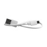 Kabel USB - Micro USB krótki przewód do ładowania do powerbanka 20cm biały