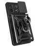 Etui Pancerne CAMSHIELD Ring na telefon Xiaomi POCO X6 Pro 5G / Redmi K70e 5G czarne