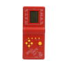 Konsola retro przenośna z 12 grami Tetris - mini elektroniczna zabawa dla dzieci czerwona