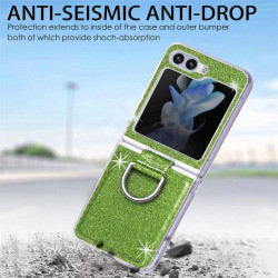 Etui Hard Case Bling na telefon Samsung Galaxy Z Flip 6 5G F741 / Galaxy Z Flip 7 FE 5G F761 zielone