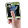 Etui Hard Case Bling na telefon Samsung Galaxy Z Flip 6 5G F741 / Galaxy Z Flip 7 FE 5G F761 zielone