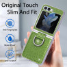 Etui Hard Case Bling na telefon Samsung Galaxy Z Flip 6 5G F741 / Galaxy Z Flip 7 FE 5G F761 zielone