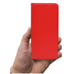 Etui Smart Magnet na telefon Vivo Y72 5G / iQOO Z3 / Y52 5G czerwone