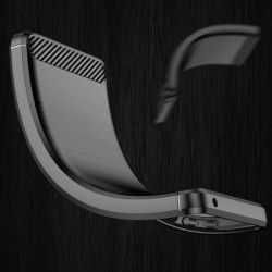 Etui Bumper Carbon Lux na telefon Samsung Galaxy S21 FE G990 czarne