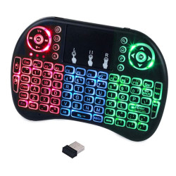Mini klawiatura bezprzewodowa z podświetleniem LED | TV i konsole