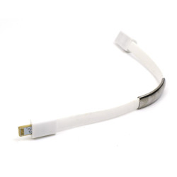 Kabel USB do Lightning bransoletka 22 cm USB-A biały