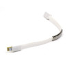 Kabel USB do Lightning bransoletka 22 cm USB-A biały