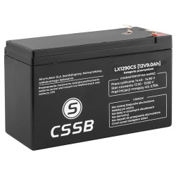 Akumulator bezobsługowy AGM SLA 12V 9.0Ah do UPS