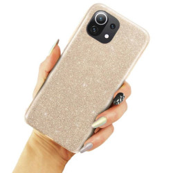 Etui Jelly Case Shining HQ na telefon Xiaomi Mi 11 Lite / Mi 11 Lite 5G / 11 Lite 5G NE złote