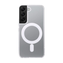 Etui MagSafe ACRYLIC na telefon Samsung Galaxy S22 S901 bezbarwne