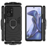 ETUI PANCERNE RING ARMOR na telefon Xiaomi Mi 11i / POCO F3 5G / Redmi K40 czarne