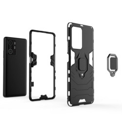 ETUI PANCERNE RING ARMOR na telefon Xiaomi Mi 11i / POCO F3 5G / Redmi K40 czarne