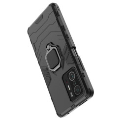 ETUI PANCERNE RING ARMOR na telefon Xiaomi Mi 11i / POCO F3 5G / Redmi K40 czarne